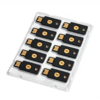 photo représentant un pack de 10 yubikey 5 NFC