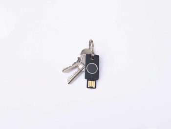 Photo de YubiKey Bio A en trousseau