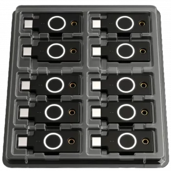 photo représentant un pack de 10 yubikey C bio FIDO