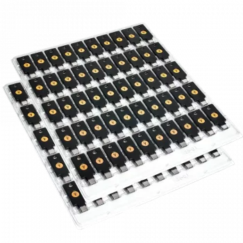 photo représentant un pack de 100 yubikey security key c NFC