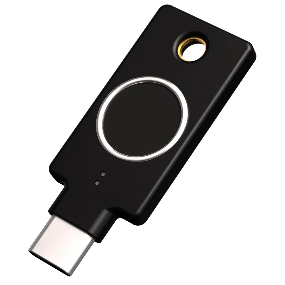 photo de profil d'une yubikey 5 bio nfc